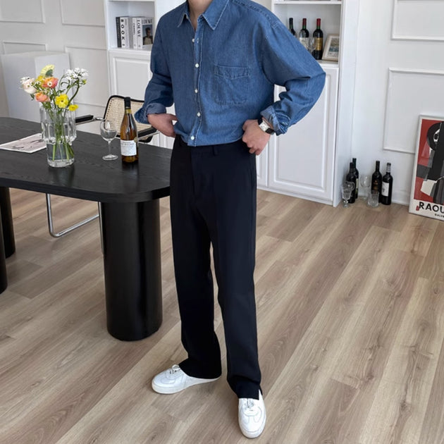 CLASSIC DENIM LONG SLEEVE - Aumori