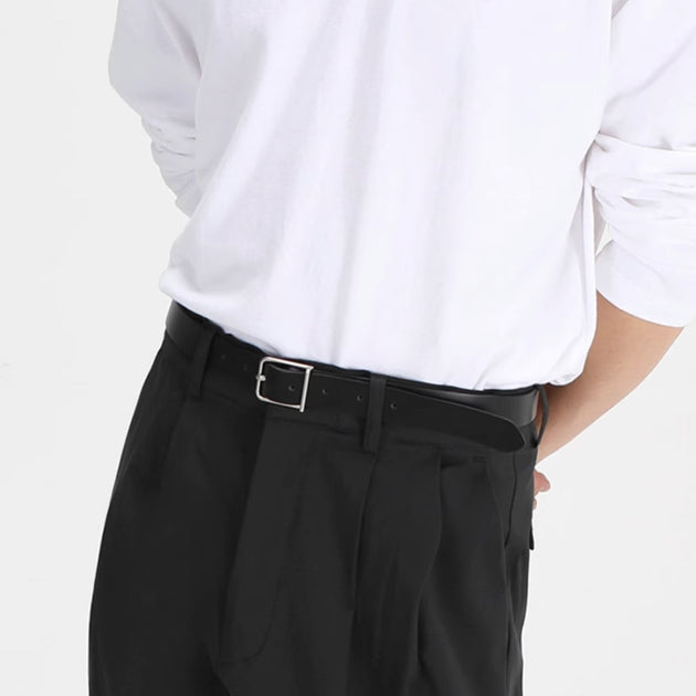 CLASSIC LEATHER BELT - Aumori