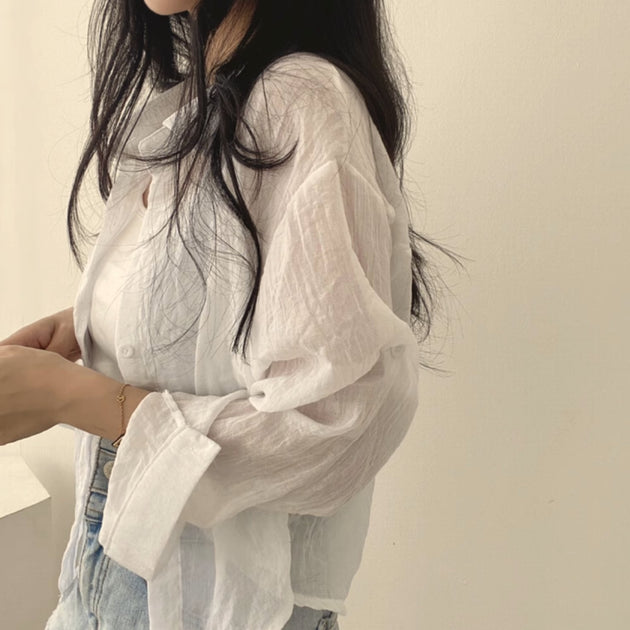 CLASSIC LINEN SHIRT - Aumori