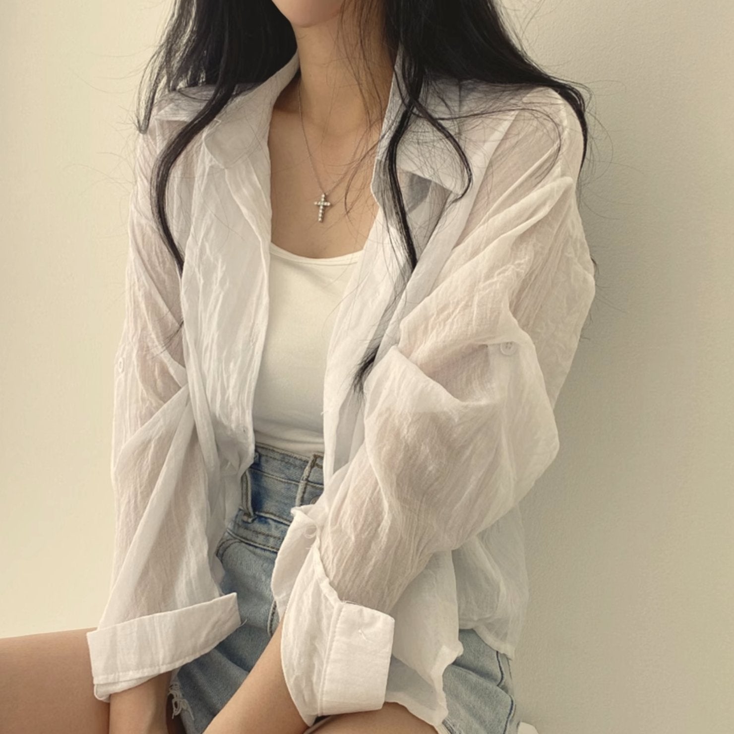CLASSIC LINEN SHIRT - Aumori