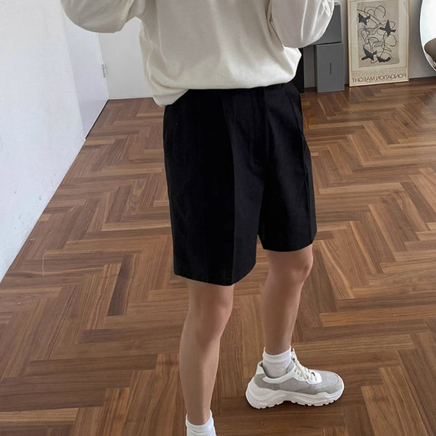 CLASSIC LINEN SHORTS - Aumori