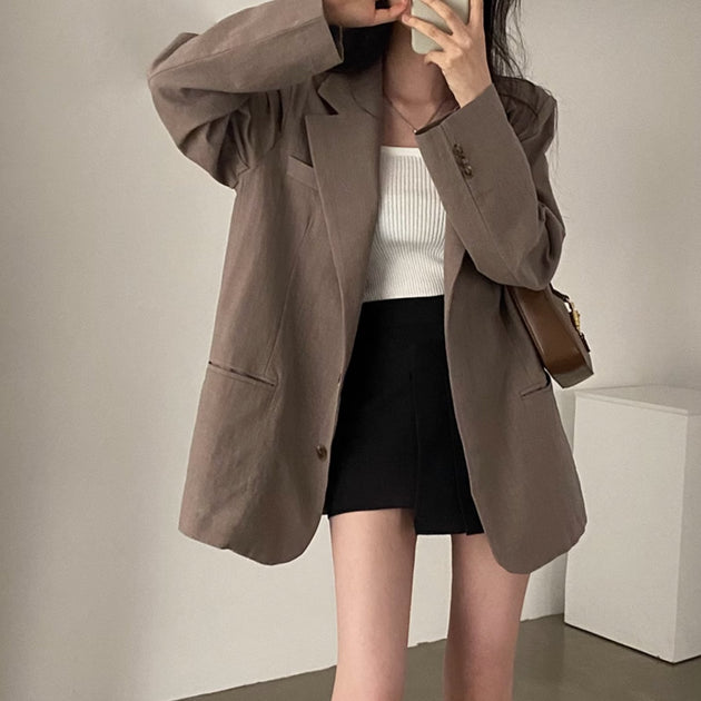 CLASSIC RIB CROP TOP - Aumori
