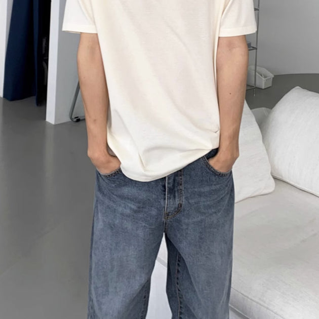 CLASSIC WASHED JEANS - Aumori