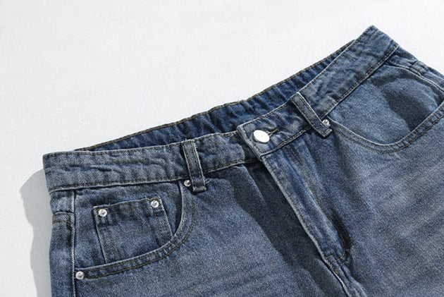 CLASSIC WASHED JEANS - Aumori