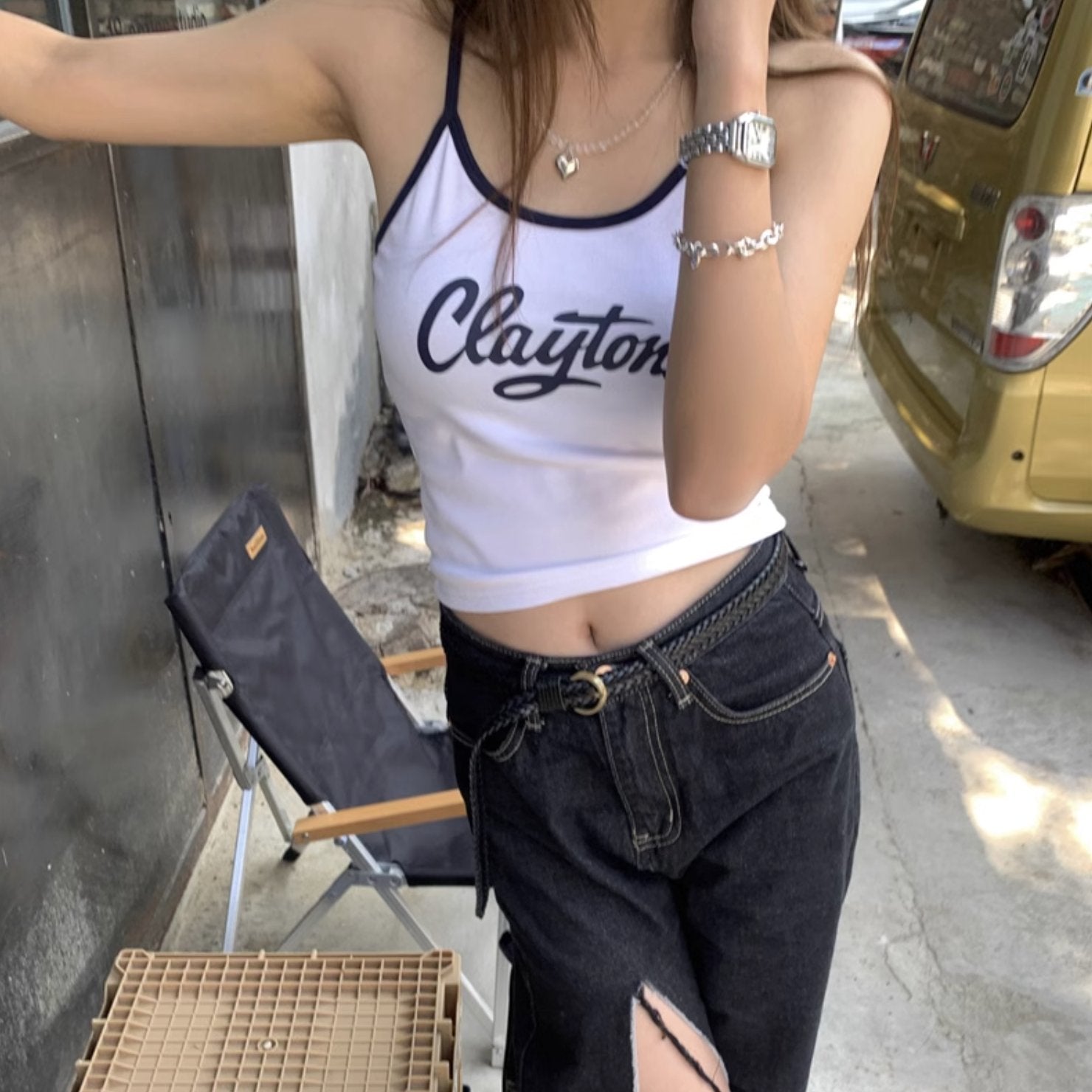 CLAYTON CROP TOP - Aumori