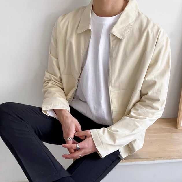 COLLAR ZIP - UP JACKET - Aumori