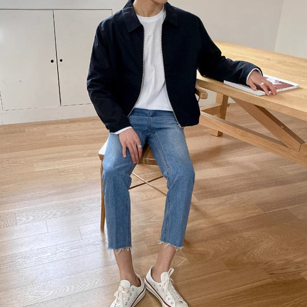 COLLAR ZIP - UP JACKET - Aumori