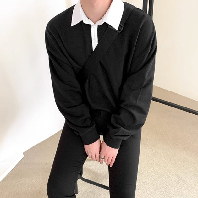 COLLARED LONG SLEEVE - Aumori