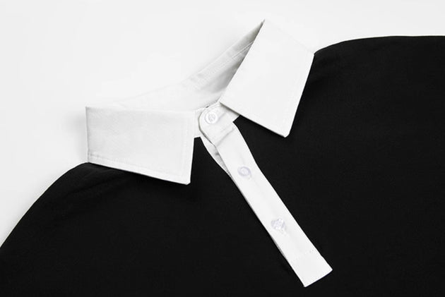 COLLARED LONG SLEEVE - Aumori