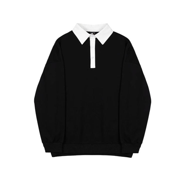COLLARED LONG SLEEVE - Aumori