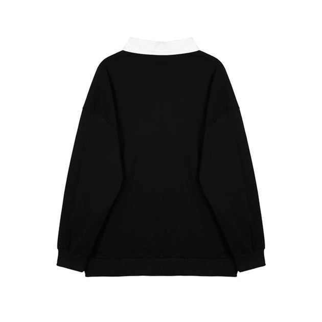 COLLARED LONG SLEEVE - Aumori