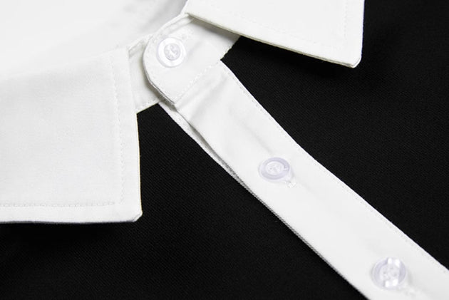 COLLARED LONG SLEEVE - Aumori