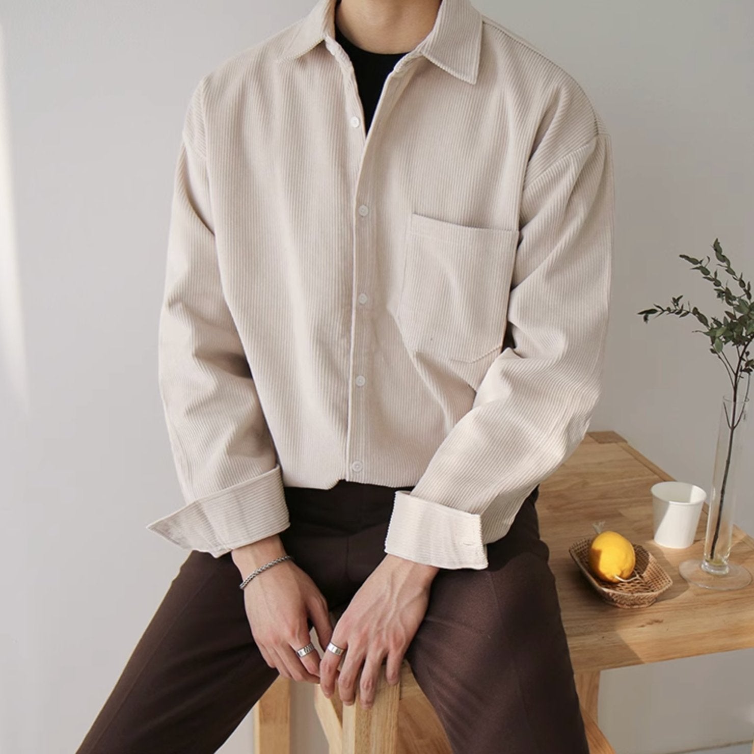 CORDUROY LONG SLEEVE - Aumori