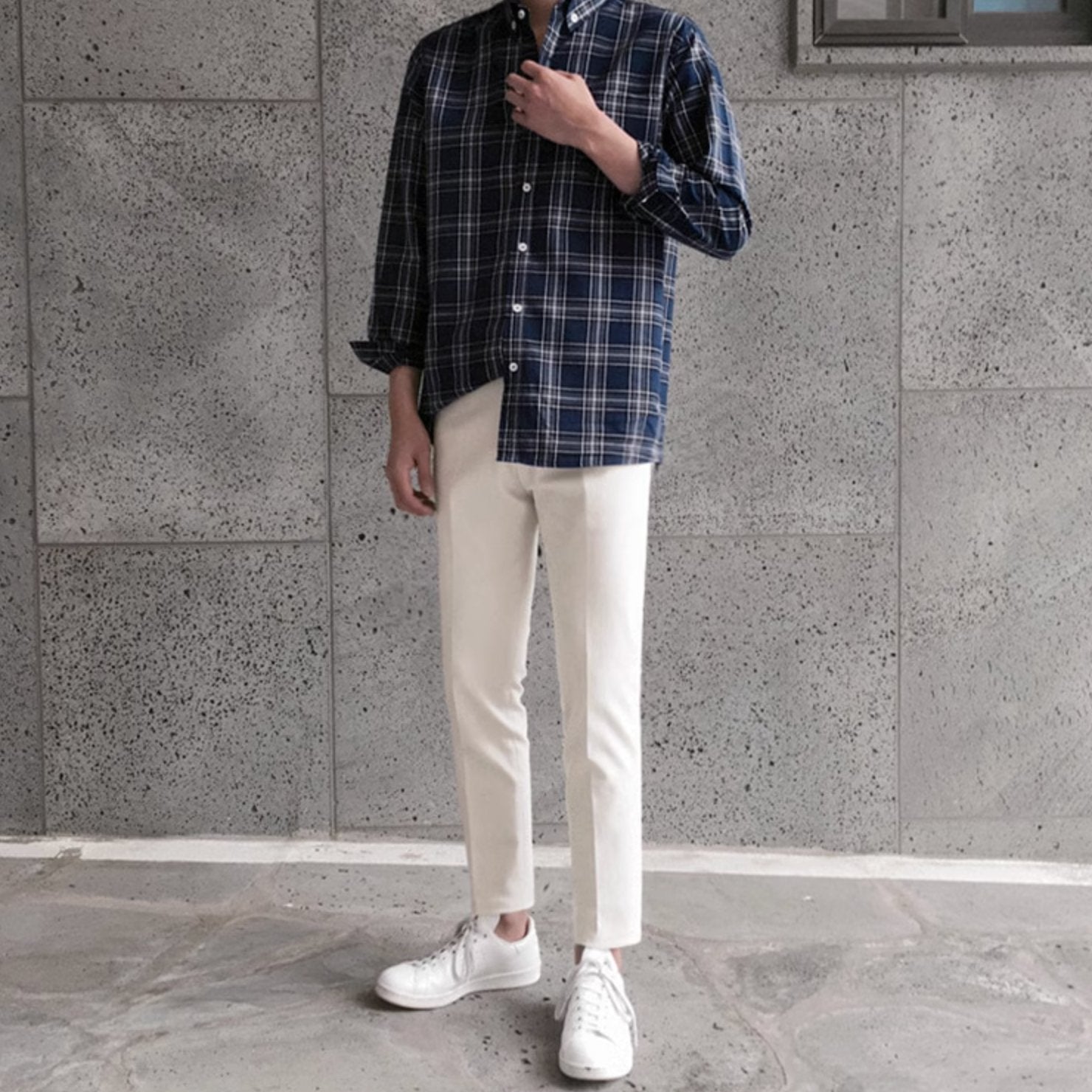 CROPPED FIT PANTS - Aumori