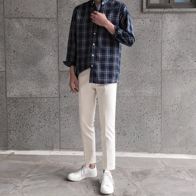 CROPPED FIT PANTS - Aumori