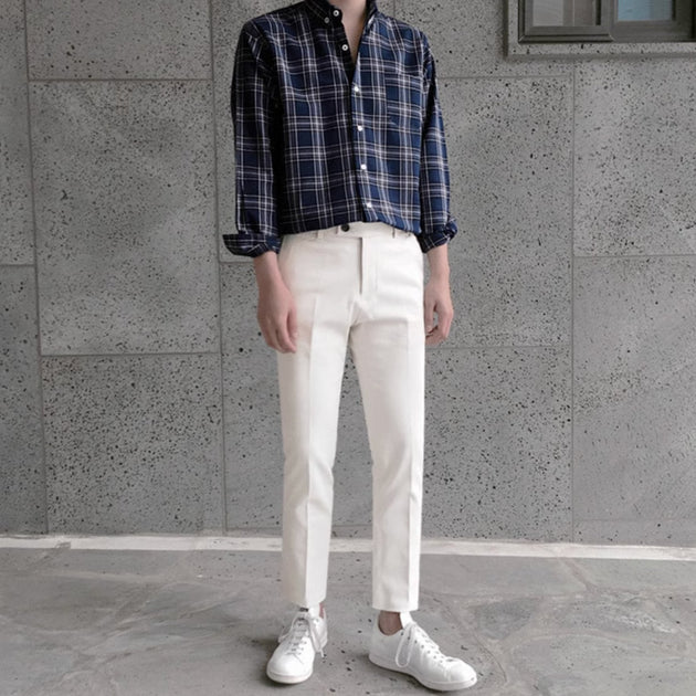 CROPPED FIT PANTS - Aumori