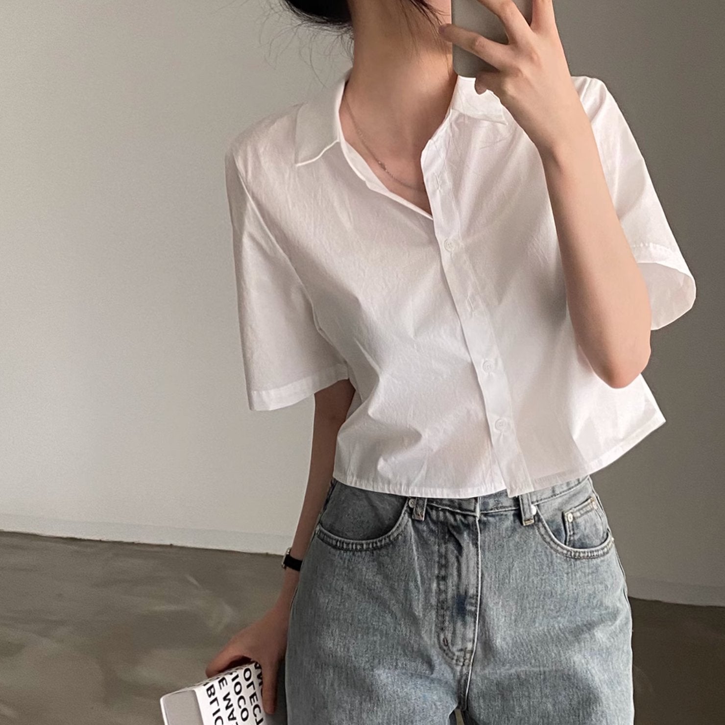 CROSS BACK SHIRT - Aumori