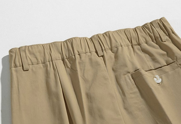 CROSS BUTTON SHORTS - Aumori