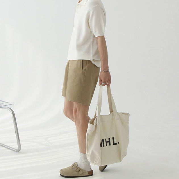 CROSS BUTTON SHORTS - Aumori