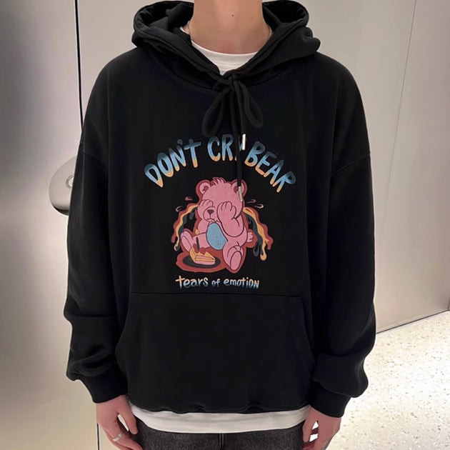 CRYING BEAR HOODIE - Aumori