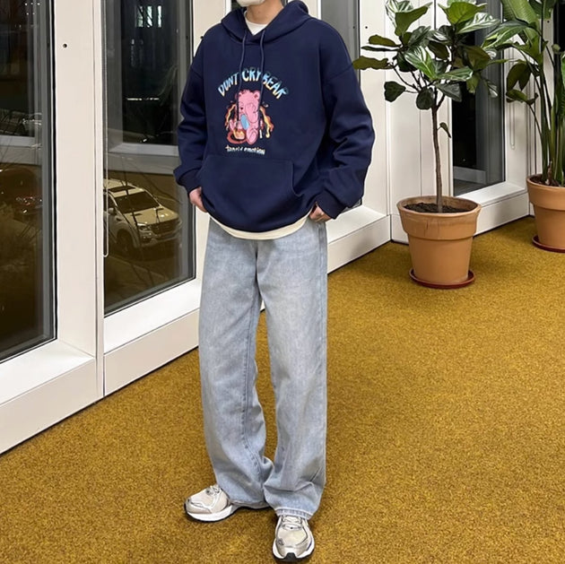 CRYING BEAR HOODIE - Aumori