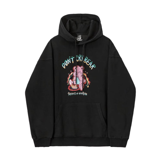 CRYING BEAR HOODIE - Aumori