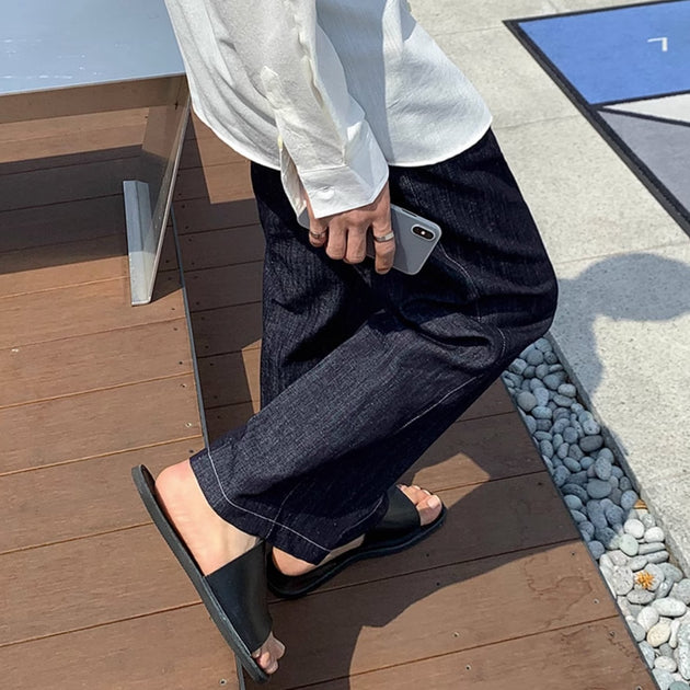 DARK STRAIGHT DENIM - Aumori