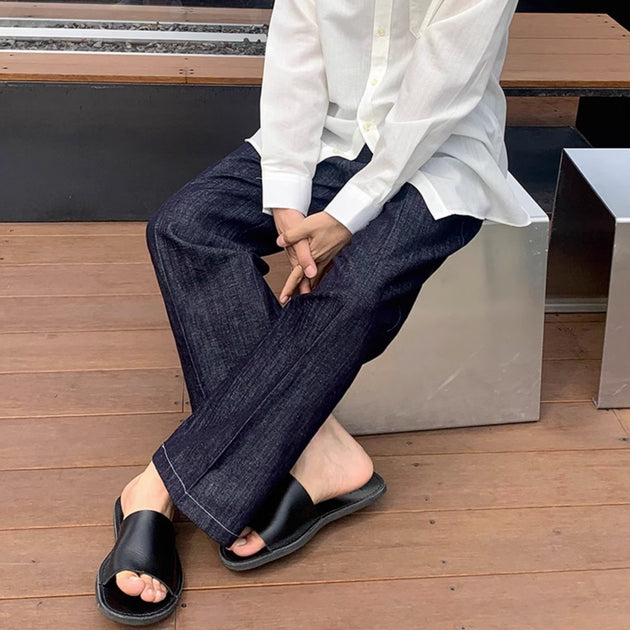DARK STRAIGHT DENIM - Aumori