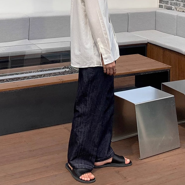 DARK STRAIGHT DENIM - Aumori