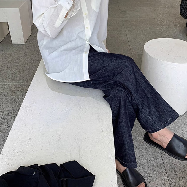 DARK STRAIGHT DENIM - Aumori