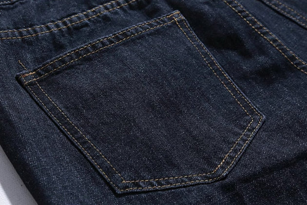 DARK STRAIGHT JEANS - Aumori
