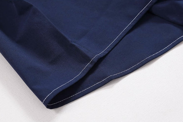 DENIM SHORT SLEEVE SHIRT - Aumori