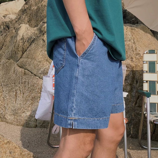DENIM SHORTS - Aumori