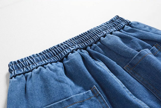 DENIM SHORTS - Aumori