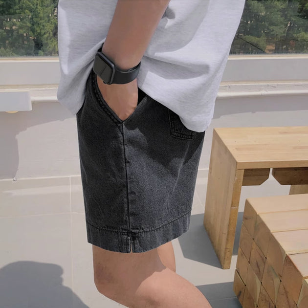 DENIM SHORTS - Aumori