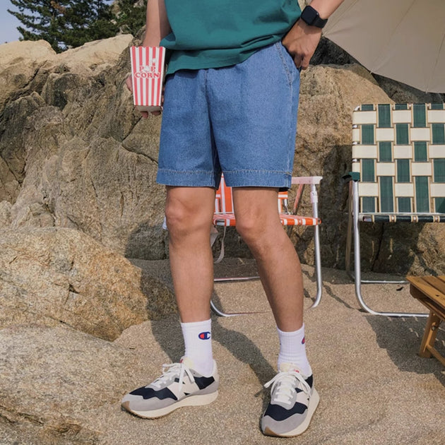 DENIM SHORTS - Aumori