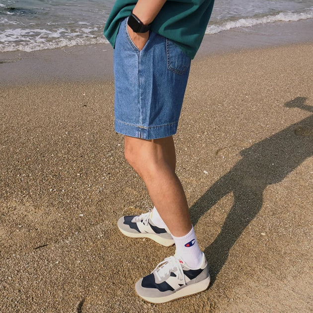 DENIM SHORTS - Aumori