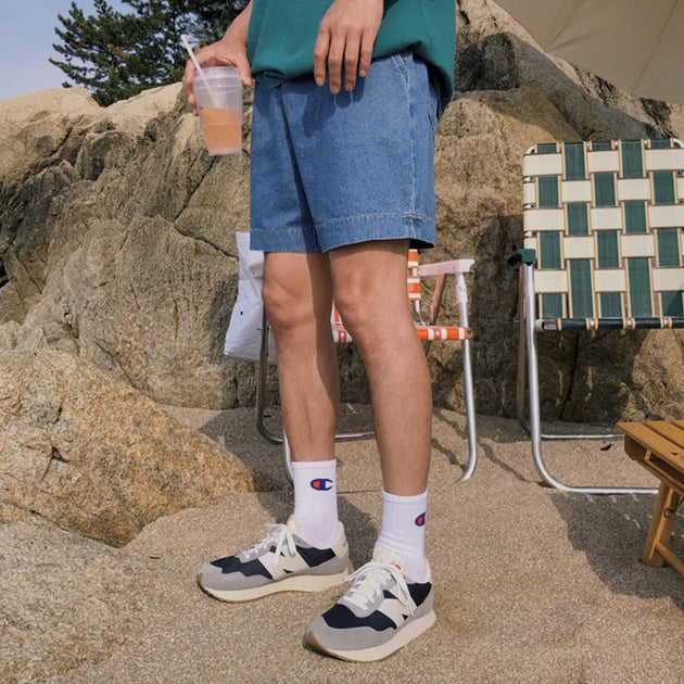 DENIM SHORTS - Aumori