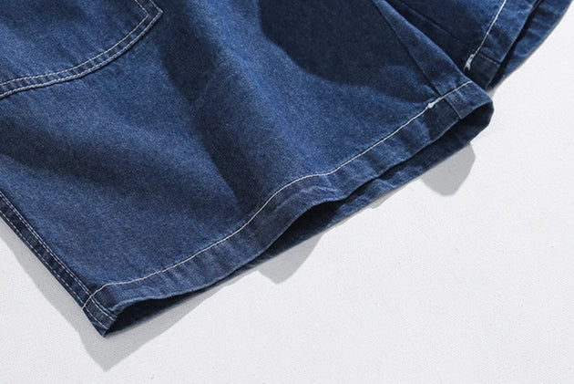 DENIM SUMMER SHORTS - Aumori