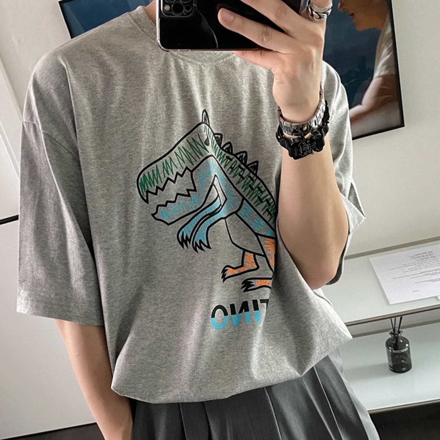 DINO GRAPHIC T - SHIRT - Aumori