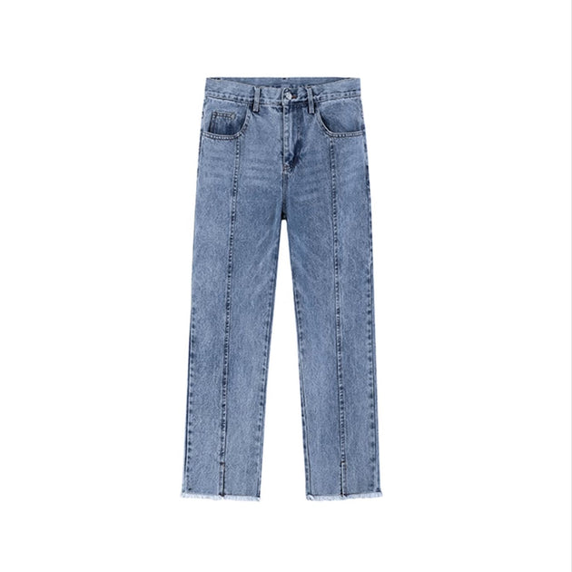 DISTRESSED SPLIT JEANS - Aumori