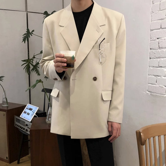 DOUBLE BUTTON BLAZER - Aumori