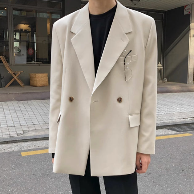 DOUBLE BUTTON BLAZER - Aumori