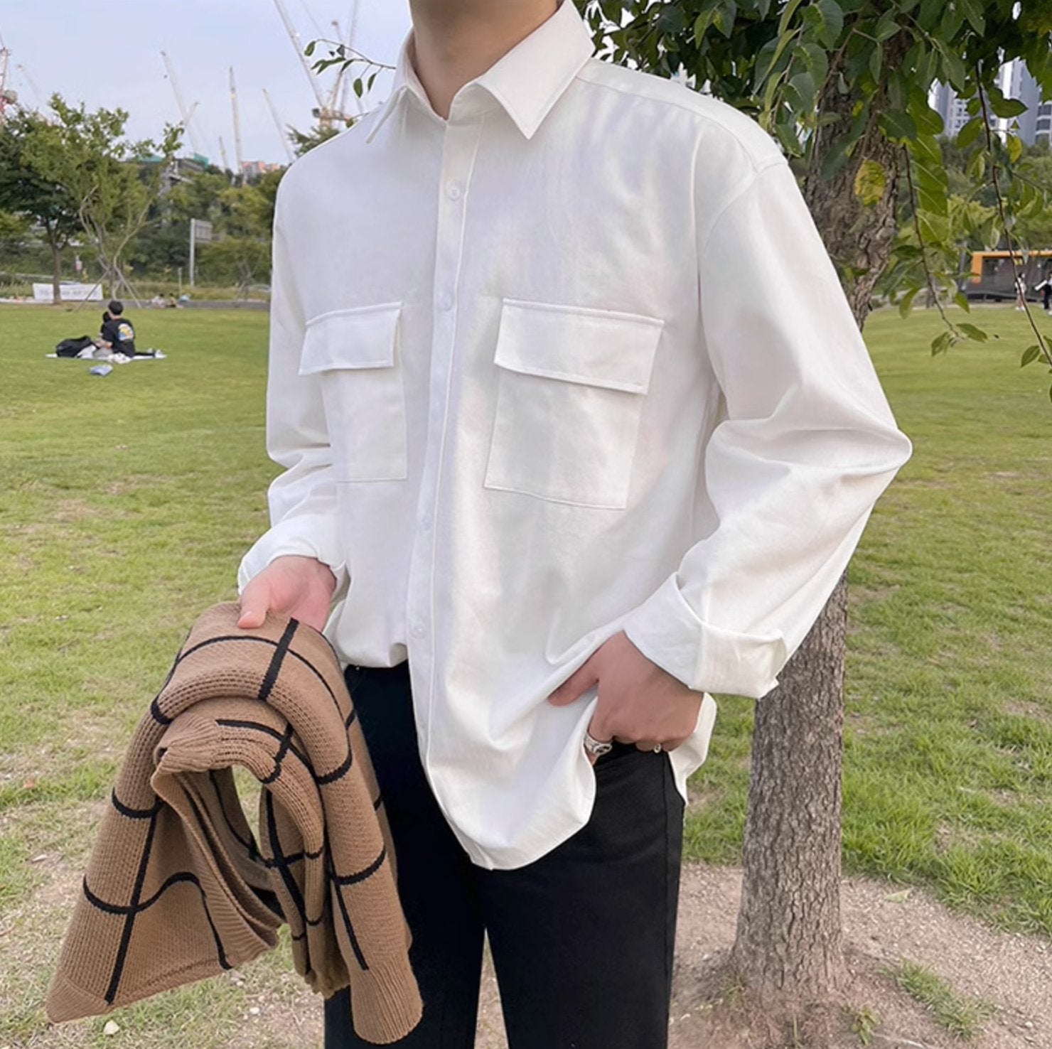 DOUBLE POCKET SHIRT - Aumori