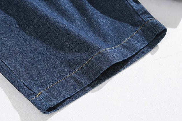 DRAWSTRING DENIM SHORTS - Aumori