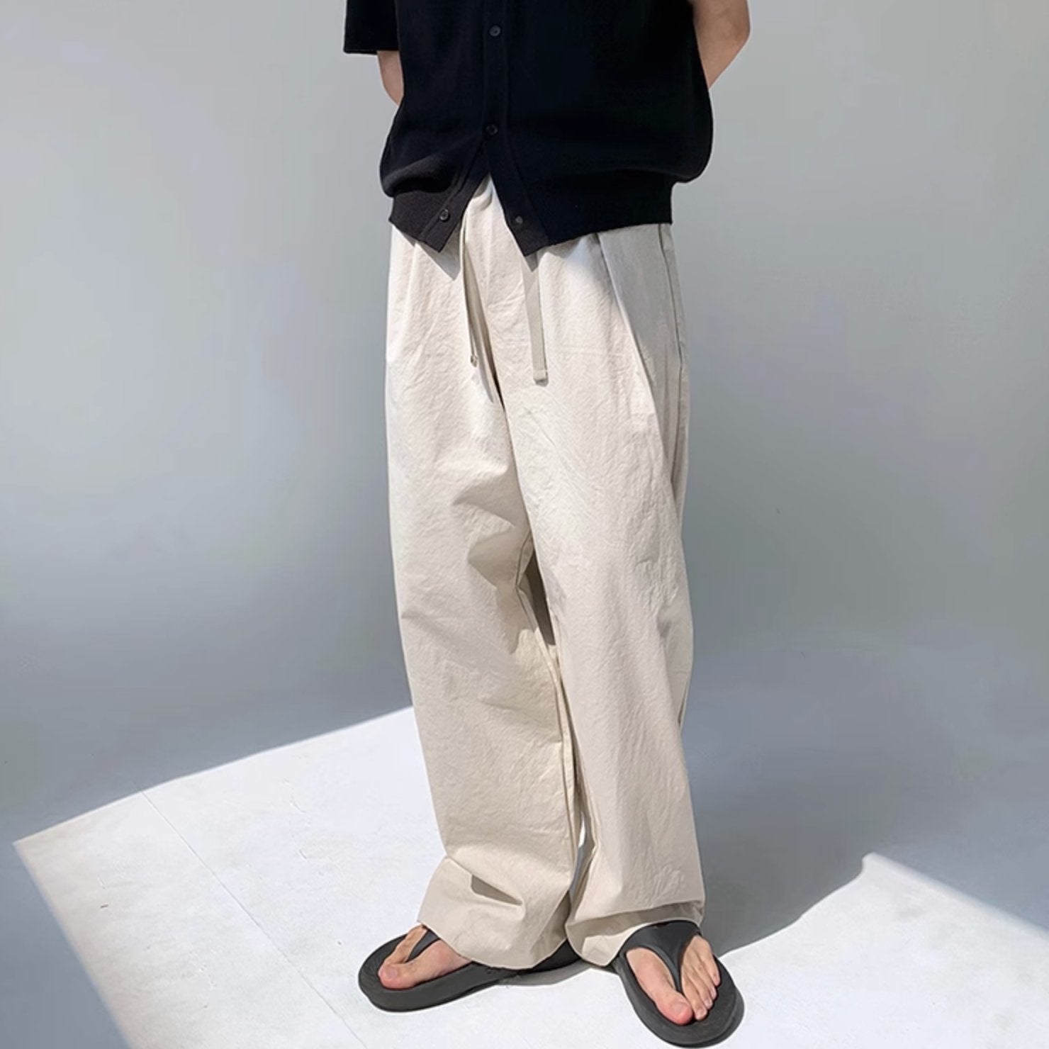 DRAWSTRING PANTS - Aumori