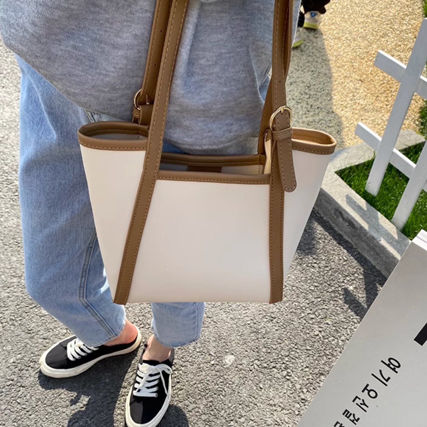 DUAL TONE BAG - Aumori