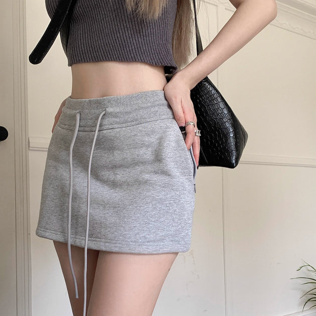 ELASTIC MINI SKIRT - Aumori