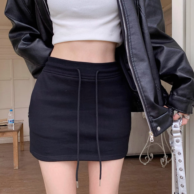 ELASTIC MINI SKIRT - Aumori