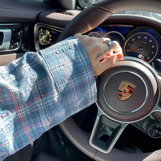 FADED PLAID SHIRT - Aumori